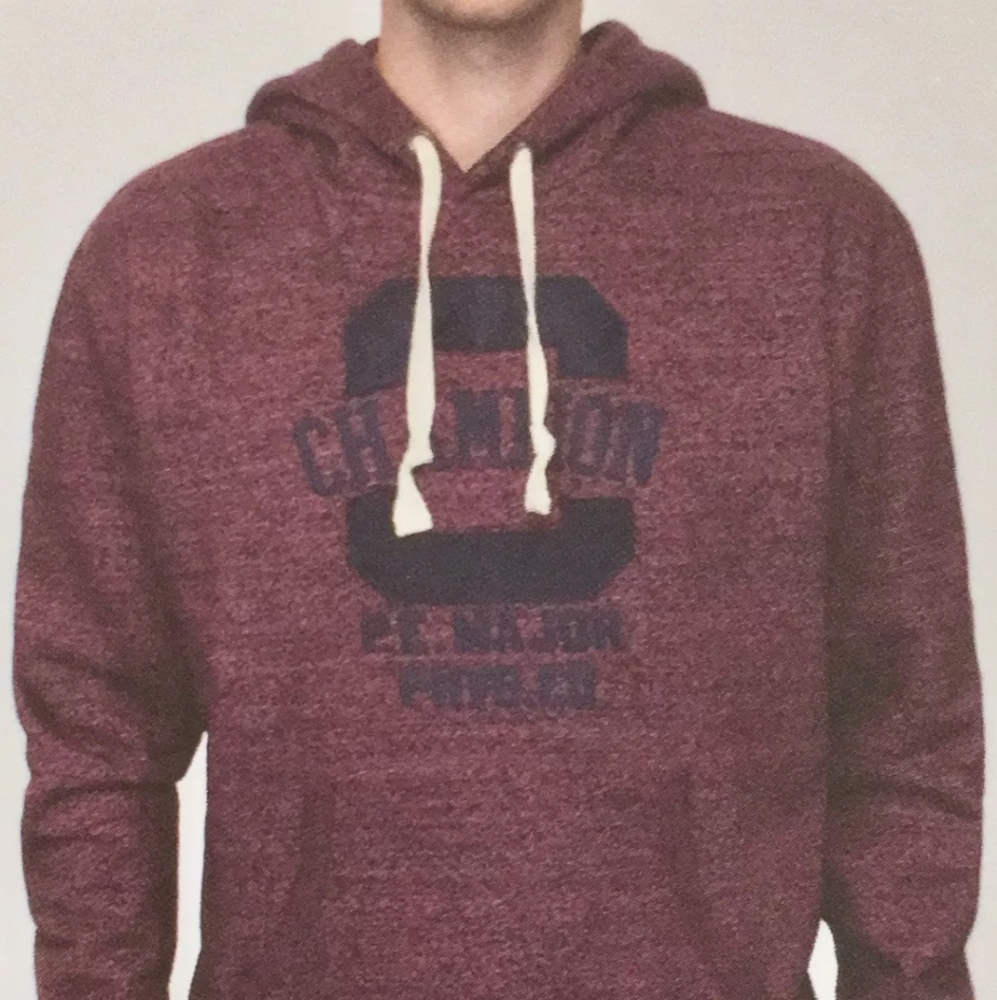 Champion Vintage Red Hoodie, Size medium - Picture 1 of 8